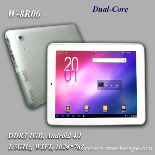 8 Inch Dual-Core Tablet PC+1024*768+1GB+8GB+Android 4.1